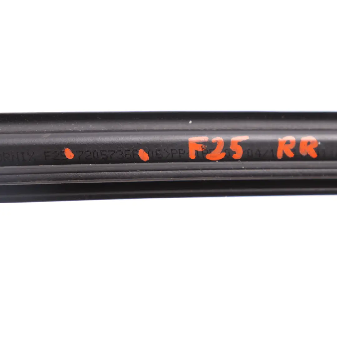 Striscia Paraspifferi Interna Porta Posteriore Destra Nera per BMW X3 F25 con numero di parte 7205736 BMW X3 F25 Striscia Paraspifferi Interna Porta Posteriore Destra Nera - SKU 7205736 - Numero di parte 7205736