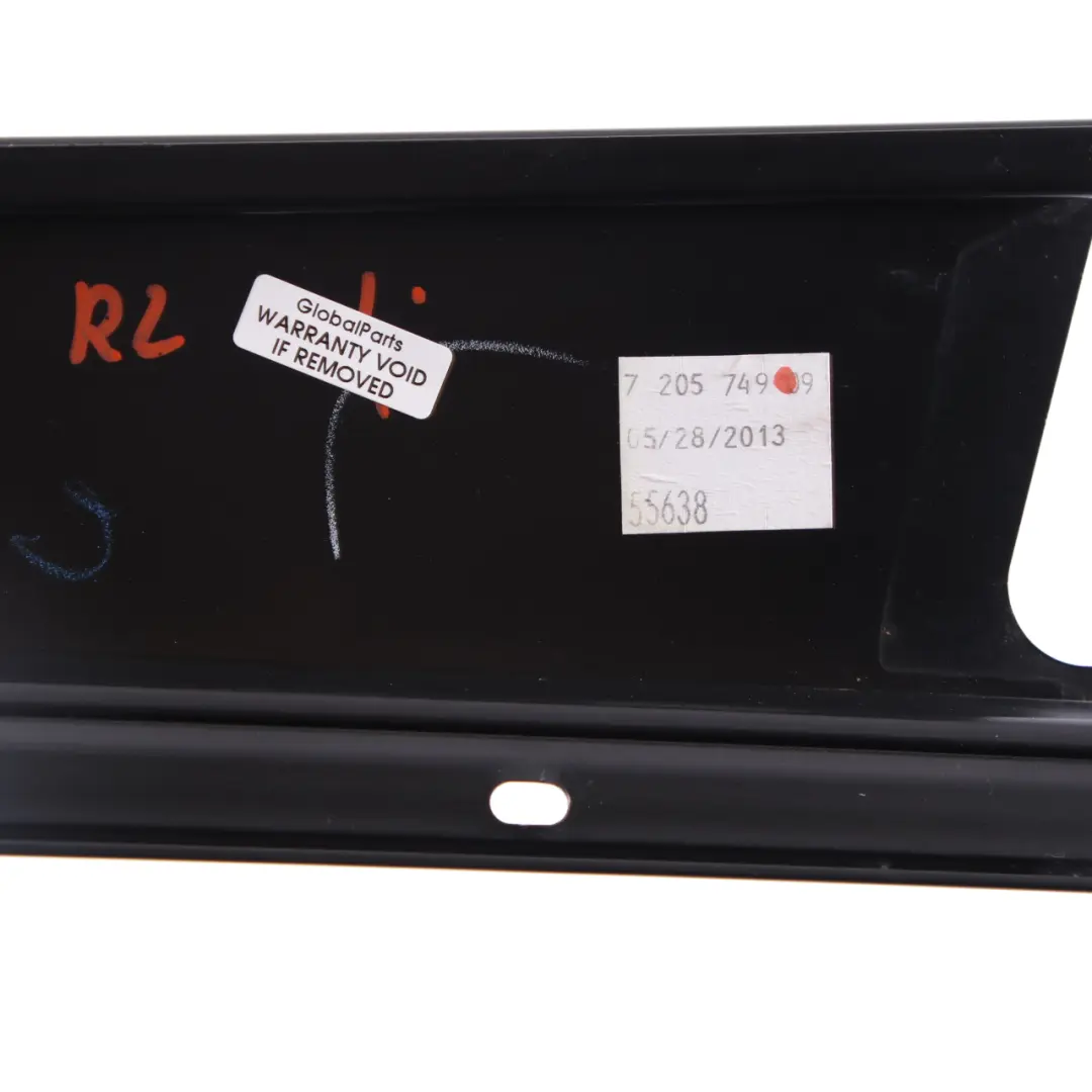 BMW X5 F25 Cover Column B Door Rear Left N/S Trim Strip Pillar Black - SKU 7205749 - Part number 7205749