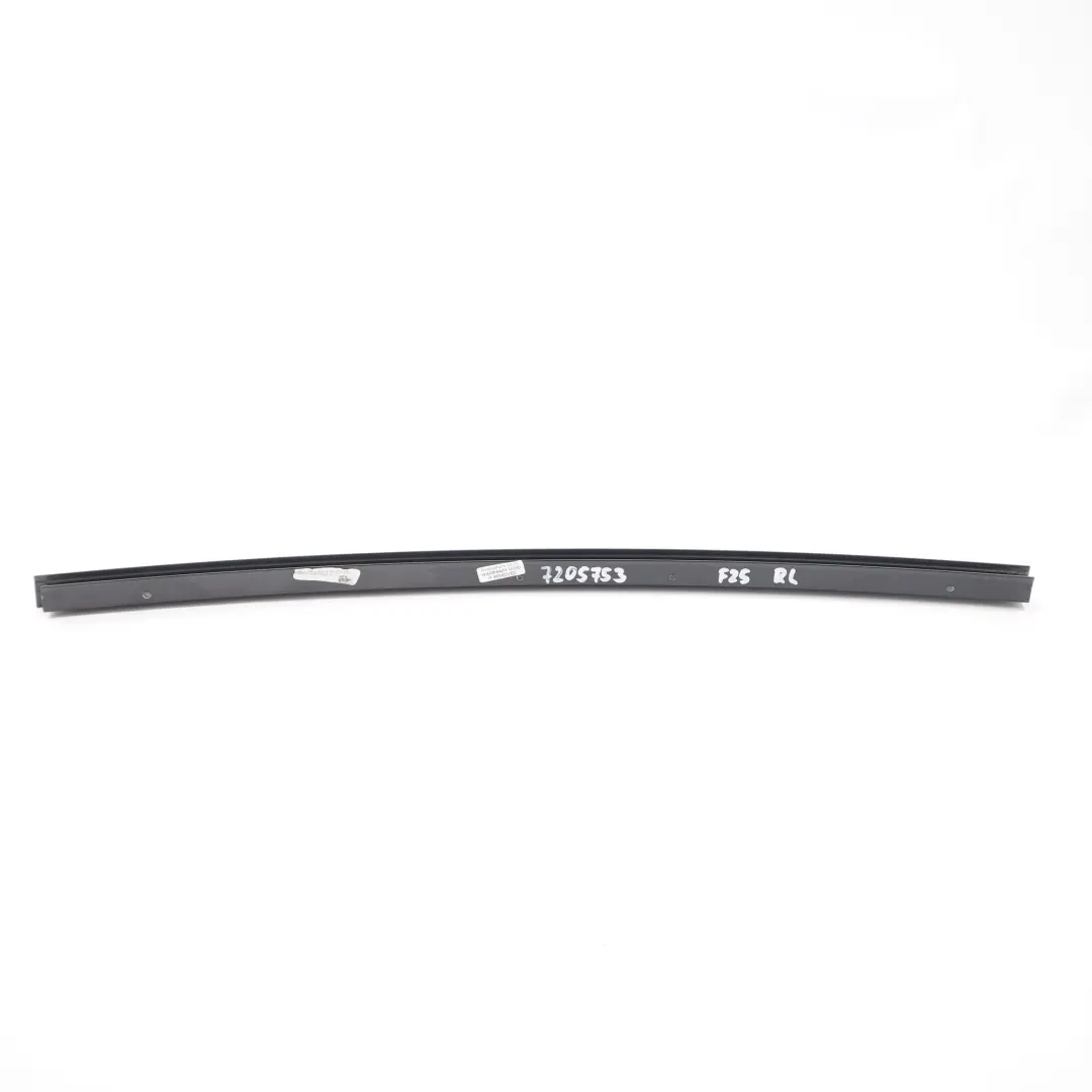 Window Guide Pillar Cover Finisher Door Rear Left N/S Black to BMW X3 F25 with Part number 7205753 BMW X3 F25 Window Guide Pillar Cover Finisher Door Rear Left N/S Black - SKU 7205753 - Part number 7205753