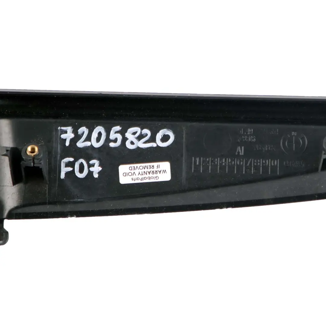  Coperchio caricamento davanzale BMW F07 Stivale protettivo Tronco Panel Nero - SKU 7205820 - Numero di parte 7205820