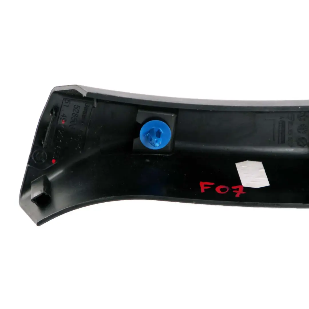 BMW F07 Cover Trim Trunk Lid Panel Rear Left Bottom Black Gran Turismo 7201655 - SKU 7205823 - Part number 7205823