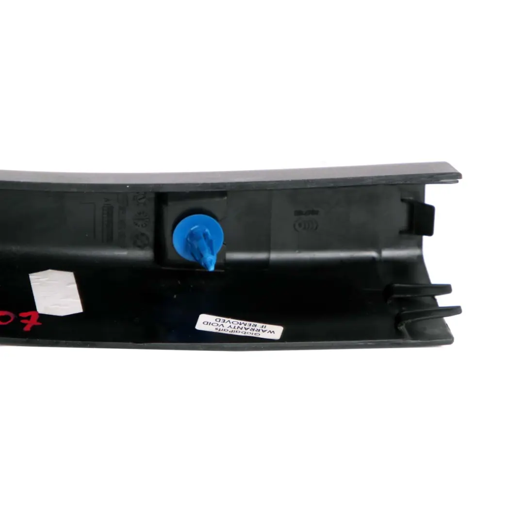 BMW F07 Abdeckleiste Kofferraumdeckel Unten Hinten Links Schwarz Gran Turismo - SKU 7205823 - Teilenummer 7205823