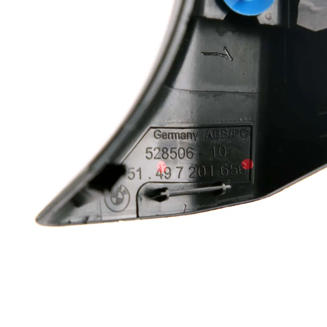 BMW F07 Abdeckung Trunk Deckel hinten rechts unten schwarz Gran Turismo 7201656 - SKU 7205824 - Teilenummer 7205824