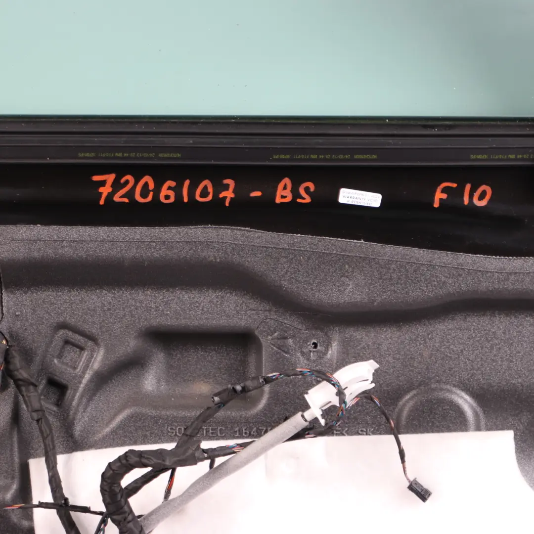 BMW F10 Door Front Left N/S F11 Black Sapphire Metallic - 475 - SKU 7206107-BS - Part number 7206107