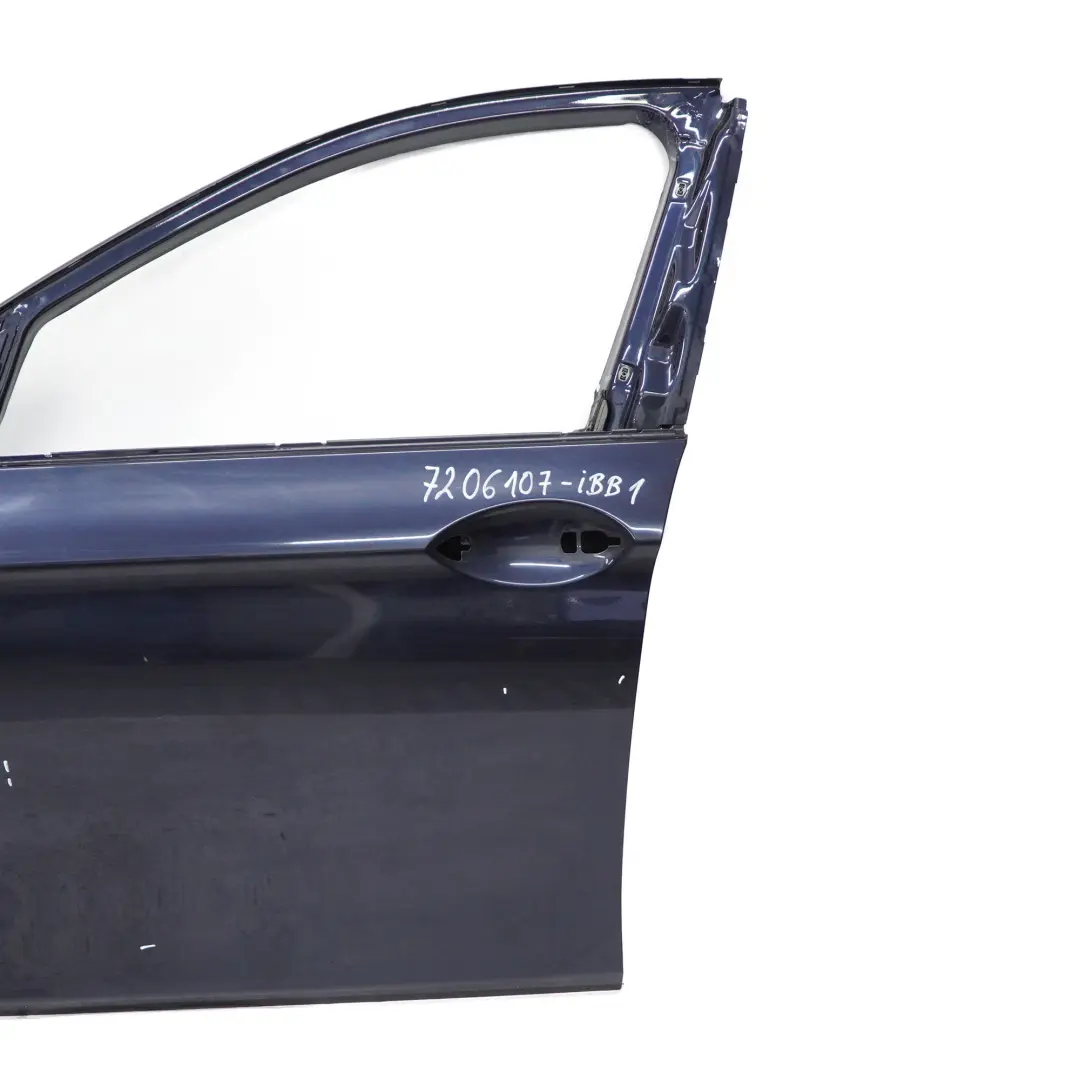 Puerta Delantera Izquierda F11 Imperialblau Imperial Blue Metallic A89 para BMW F10 con número de pieza 7206107 BMW F10 Puerta Delantera Izquierda F11 Imperialblau Imperial Blue Metallic A89 - SKU 7206107-IBB1 - Número de pieza 7206107