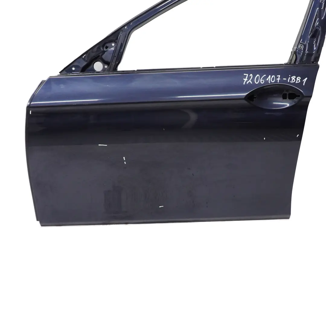 Puerta Delantera Izquierda F11 Imperialblau Imperial Blue Metallic A89 para BMW F10 con número de pieza 7206107 BMW F10 Puerta Delantera Izquierda F11 Imperialblau Imperial Blue Metallic A89 - SKU 7206107-IBB1 - Número de pieza 7206107