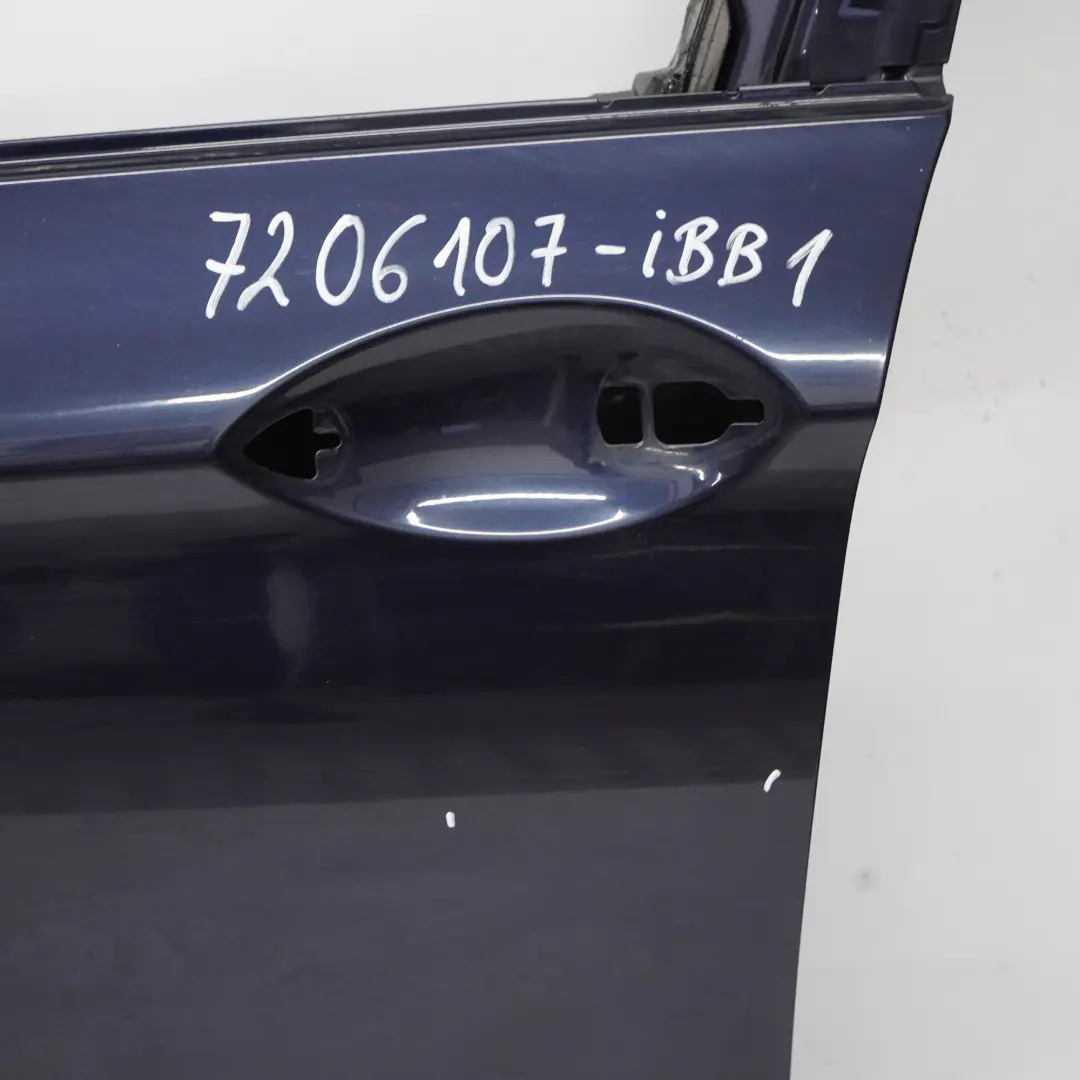BMW F10 Puerta Delantera Izquierda F11 Imperialblau Imperial Blue Metallic A89 - SKU 7206107-IBB1 - Número de pieza 7206107