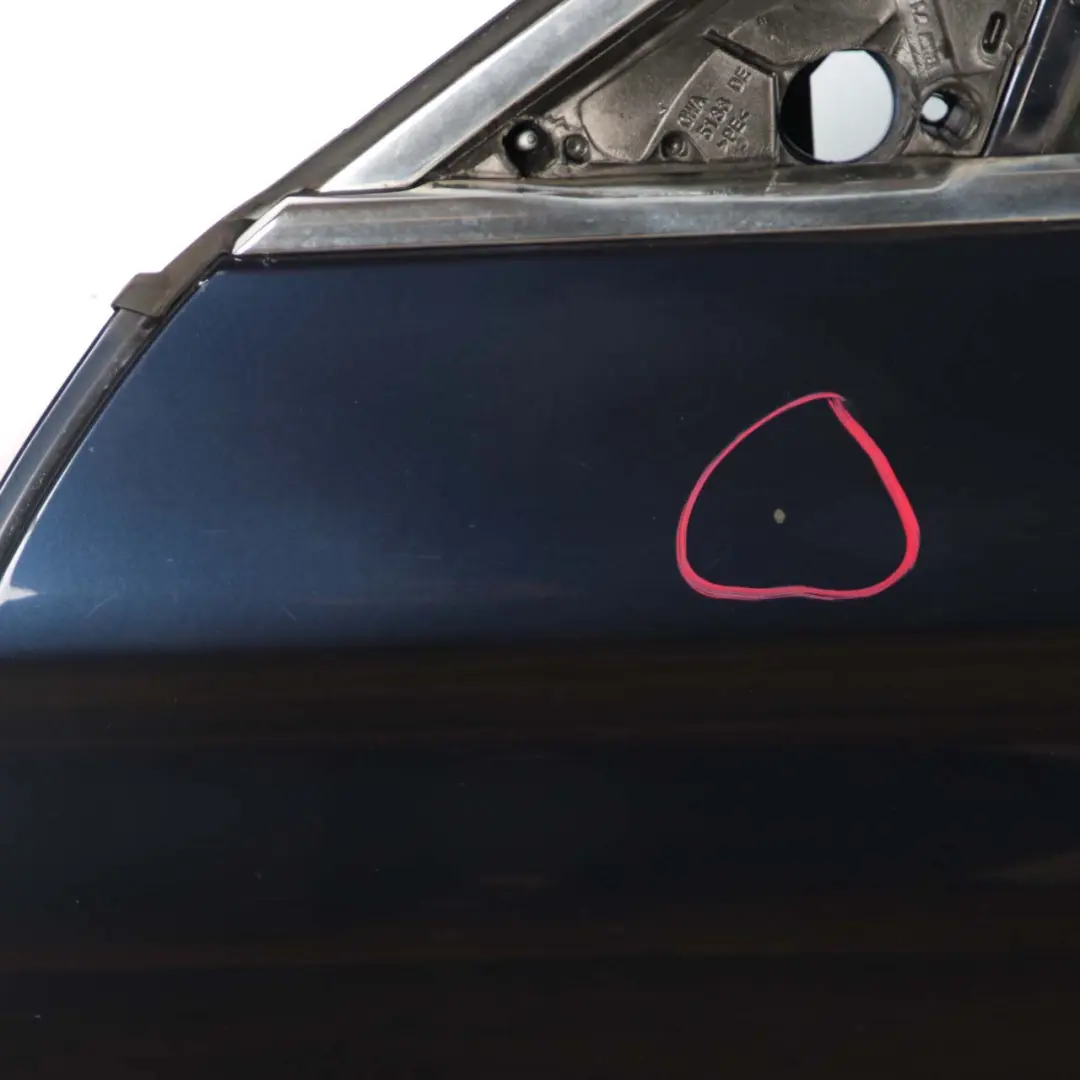 Door Front Left N/S F11 Imperialblau Imperial Blue Metallic - A89 to BMW F10 with Part number 7206107 BMW F10 Door Front Left N/S F11 Imperialblau Imperial Blue Metallic - A89 - SKU 7206107-IBB - Part number 7206107