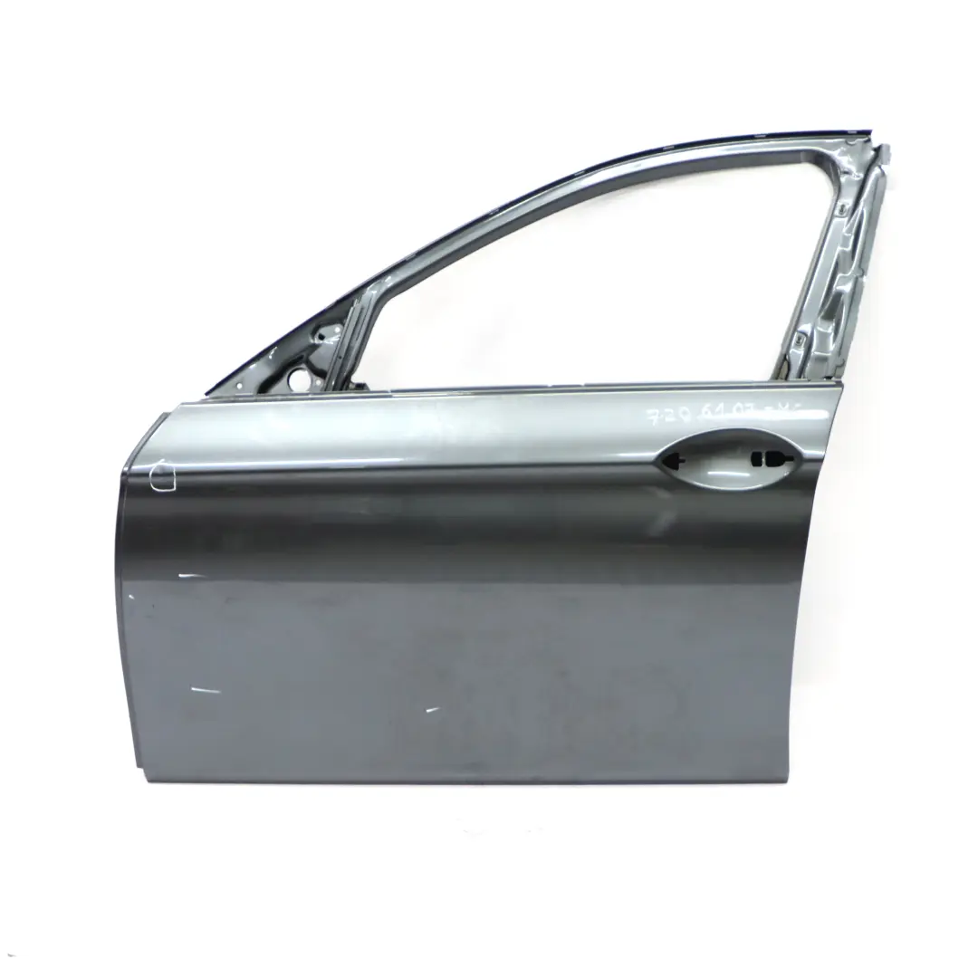 Door Front Left N/S F11 Mineralgrau Mineral Grey Metallic - B39 to BMW F10 with Part number 7206107 BMW F10 Door Front Left N/S F11 Mineralgrau Mineral Grey Metallic - B39 - SKU 7206107-MG - Part number 7206107