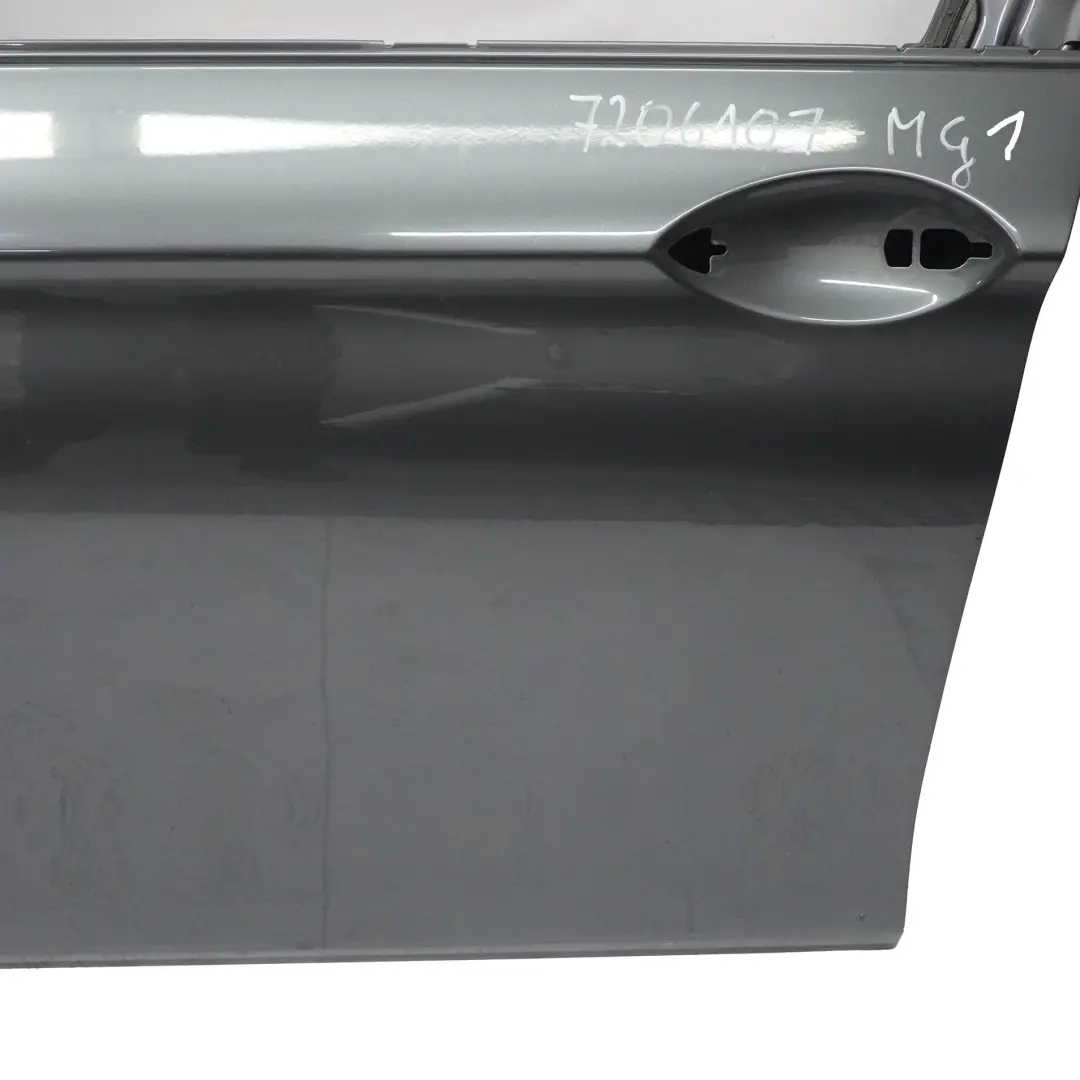 BMW F10 Door Front Left N/S F11 Mineralgrau Mineral Grey Metallic - B39 - SKU 7206107-MG1 - Part number 7206107