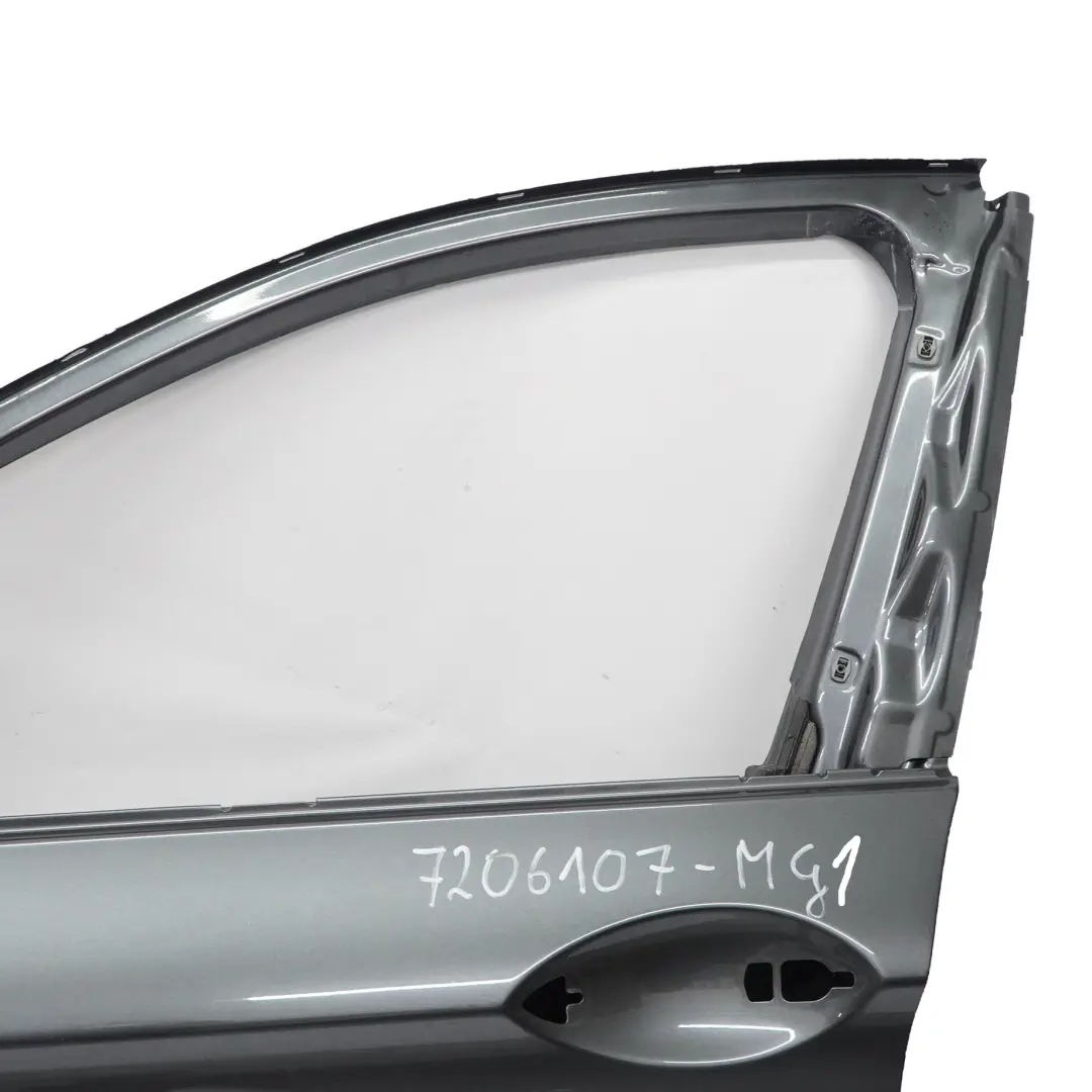 Drzwi Lewe Przednie F11 Mineralgrau Szary Metalik - B39 do BMW F10 o numerze 7206107 BMW F10 Drzwi Lewe Przednie F11 Mineralgrau Szary Metalik - B39 - SKU 7206107-MG1 - Numer Części 7206107