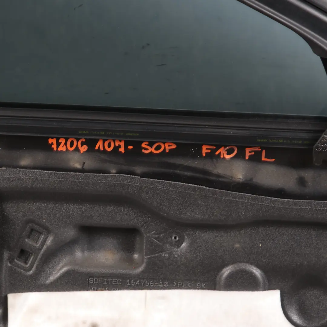 BMW F10 Door Front Left N/S F11 Sophistograu Sophisto Grey Metallic - B90 - SKU 7206107-SOP - Part number 7206107