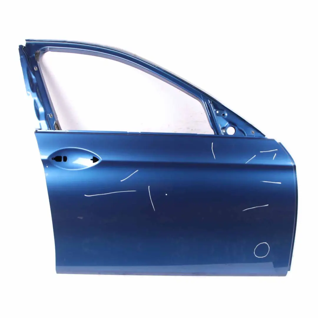 Door Front Right O/S F11 Monte Carlo Blue Metallic - B05 to BMW F10 with Part number 7206108 BMW F10 Door Front Right O/S F11 Monte Carlo Blue Metallic - B05 - SKU 7206108-MCB - Part number 7206108