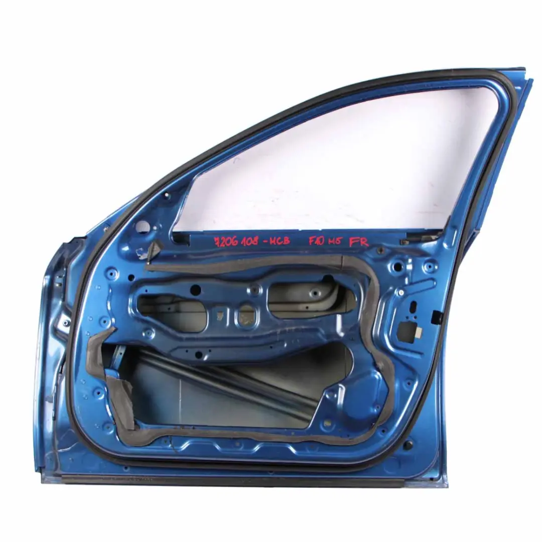 Door Front Right O/S F11 Monte Carlo Blue Metallic - B05 to BMW F10 with Part number 7206108 BMW F10 Door Front Right O/S F11 Monte Carlo Blue Metallic - B05 - SKU 7206108-MCB - Part number 7206108