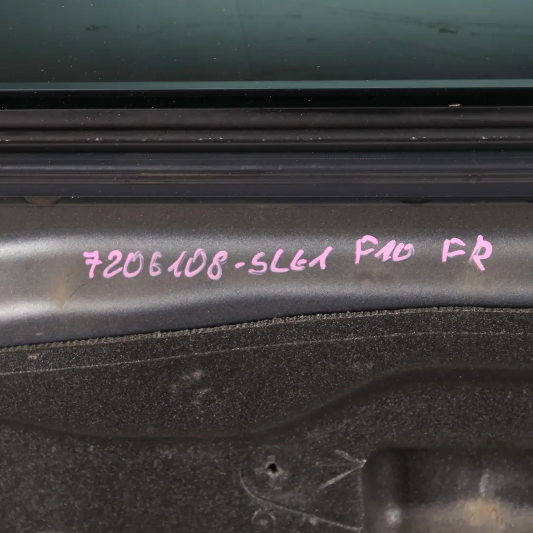 Door Front Right O/S F11 Spacegrau Space Grey Metallic - A52 to BMW F10 with Part number 7206108 BMW F10 Door Front Right O/S F11 Spacegrau Space Grey Metallic - A52 - SKU 7206108-SCG1 - Part number 7206108