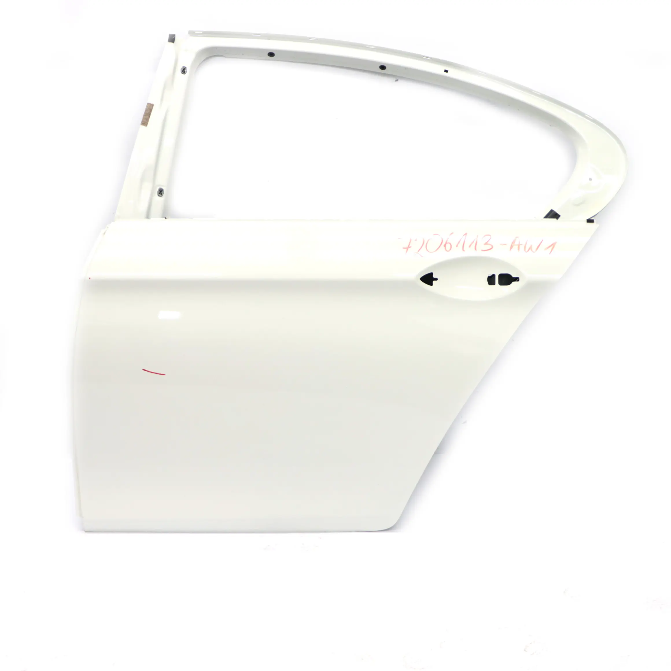 BMW F10 Door Rear Left N/S Covering Panel Alpinweiss Alpine White - 300