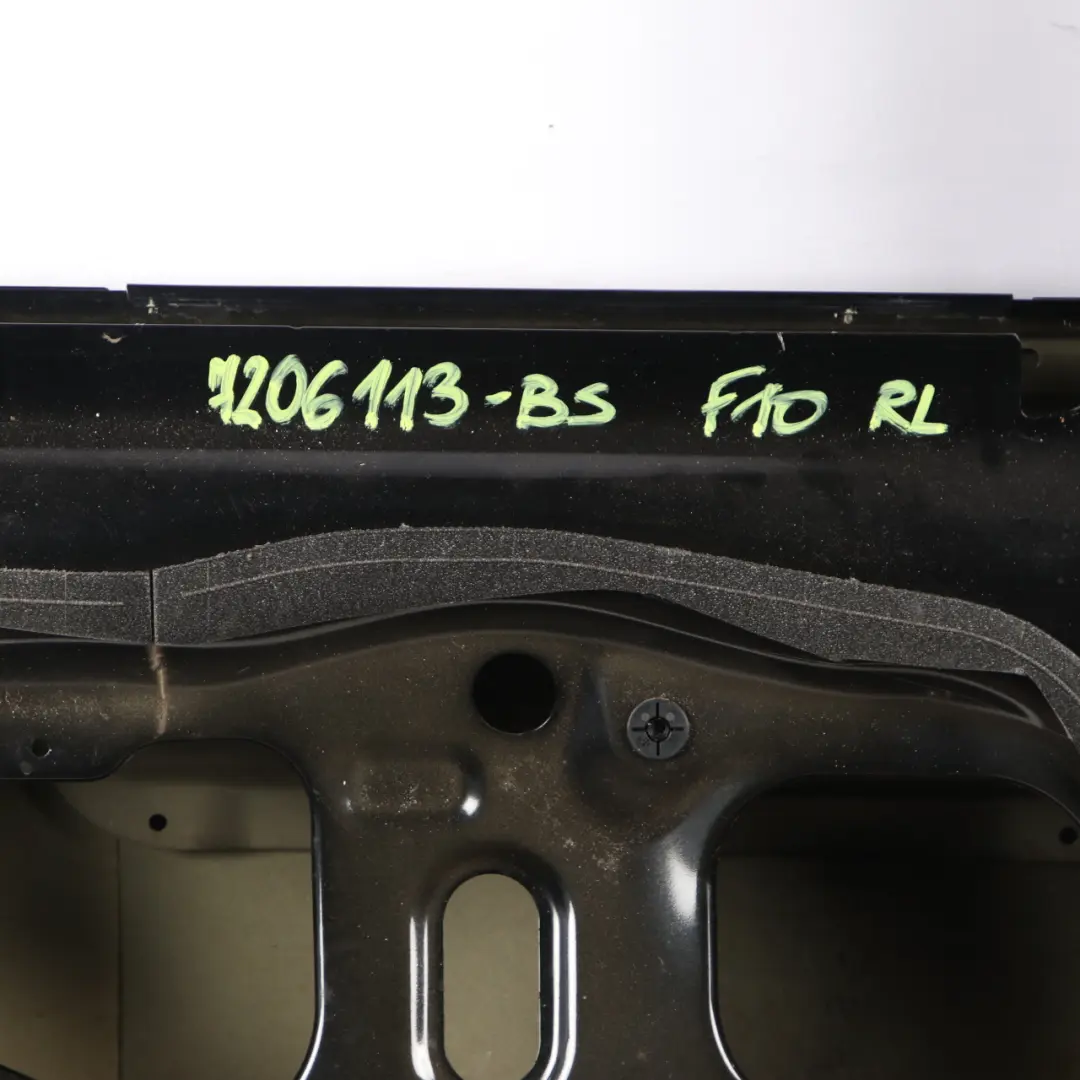 Door Rear Left N/S Black Sapphire Metallic - 475 to BMW F10 Saloon with Part number 7206113 BMW F10 Saloon Door Rear Left N/S Black Sapphire Metallic - 475 - SKU 7206113-BS - Part number 7206113