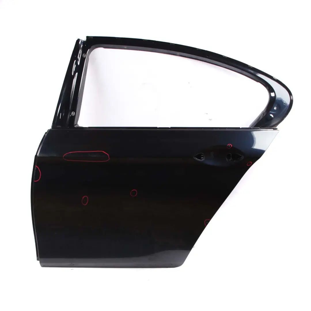 BMW 5 F10 Door Rear Left N/S Carbonschwarz Carbon Black Metallic - 416 - SKU 7206113-CAR - Part number 7206113