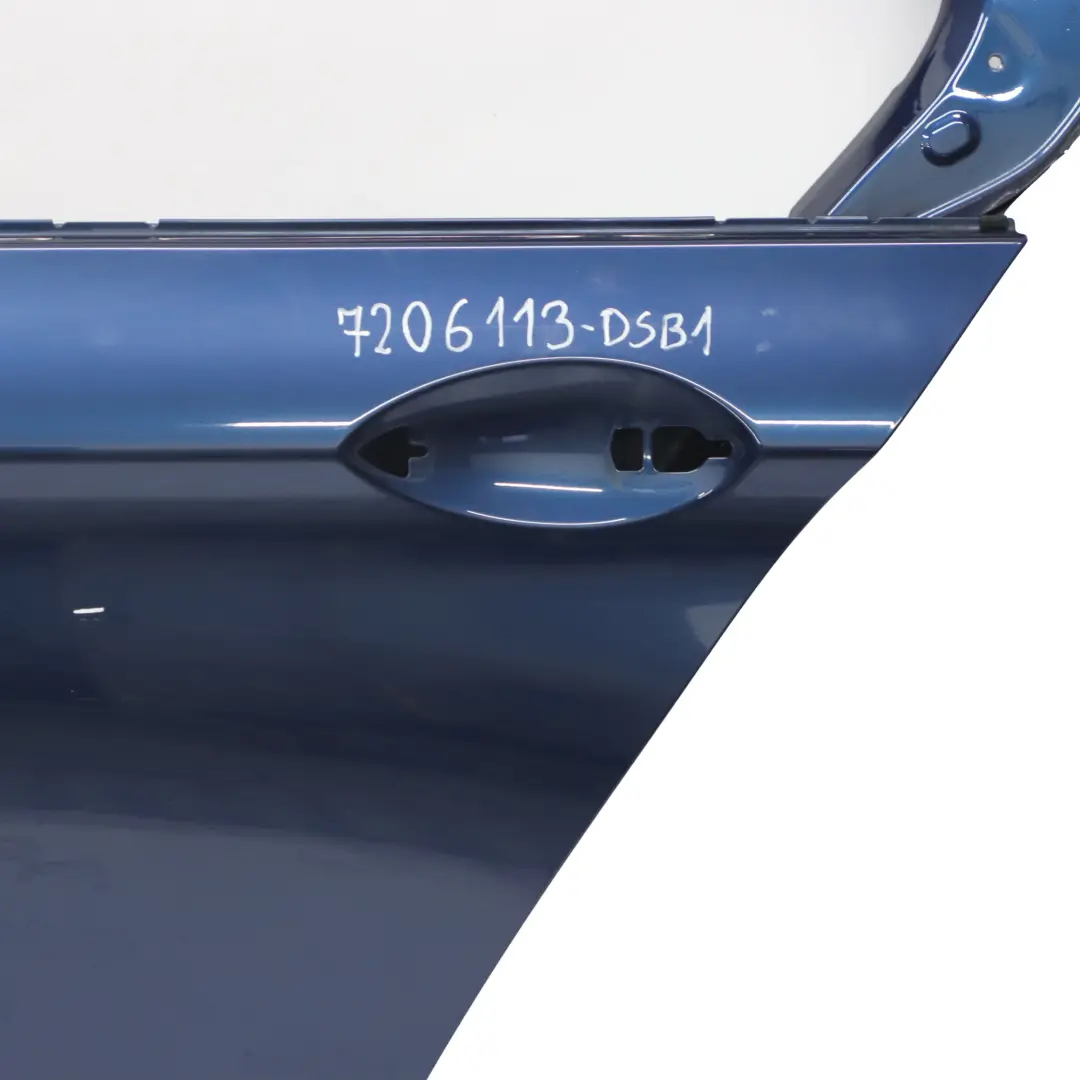 BMW F10 Porta posteriore sinistra Tiefseeblau Deep Sea Blue Metallic - A76 - SKU 7206113-DSB1 - Numero di parte 7206113