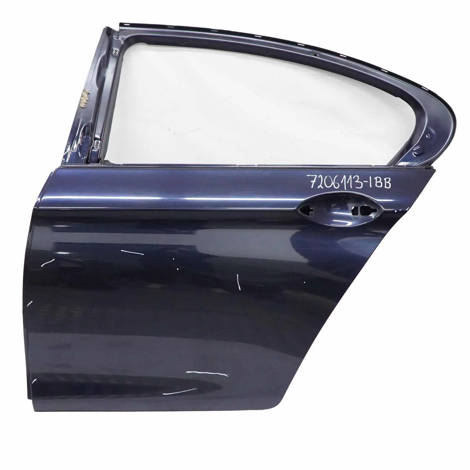 BMW F10 Puerta Trasera Izquierda N/S Panel Revestimiento Imperialblau Azul - A89