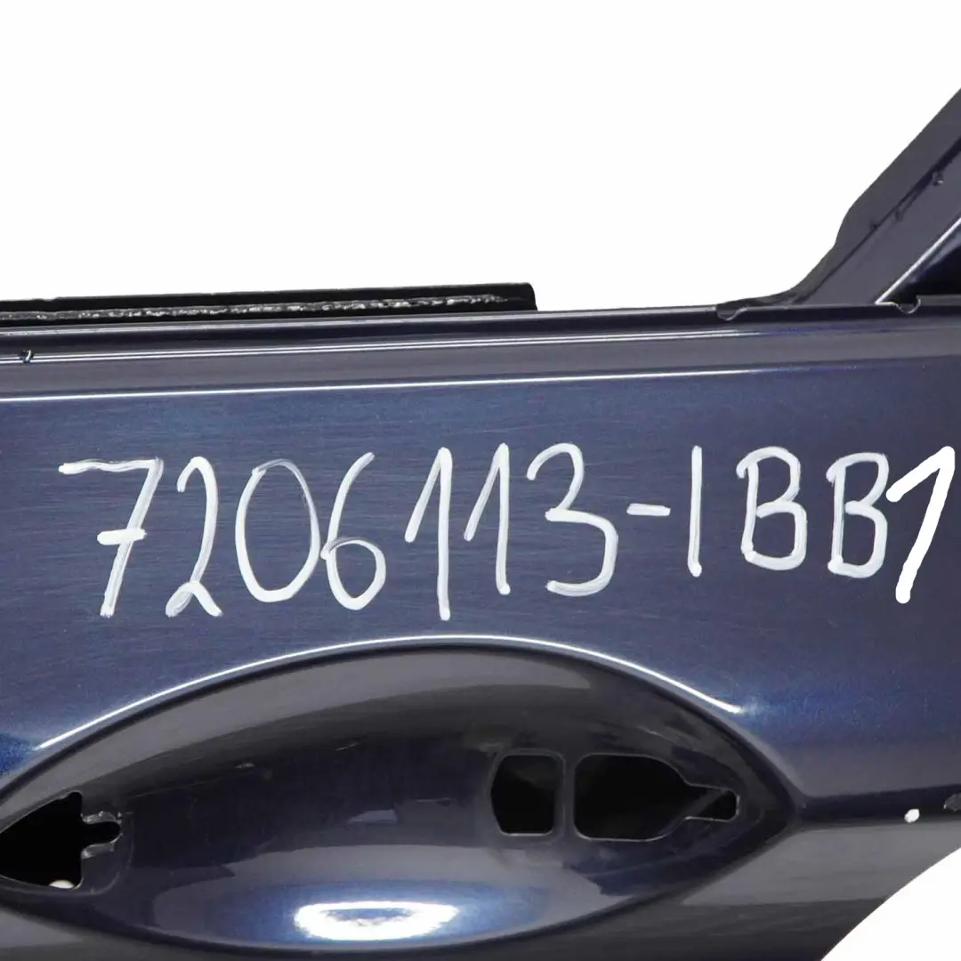 Door Rear Left N/S Covering Panel Imperialblau Imperial Blue - A89 to BMW F10 with Part number 7206113 BMW F10 Door Rear Left N/S Covering Panel Imperialblau Imperial Blue - A89 - SKU 7206113-IBB1 - Part number 7206113