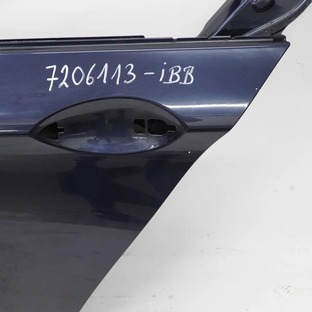 BMW F10 Drzwi Lewe Tylne Imperialblau - A89 - SKU 7206113-IBB - Numer Części 7206113