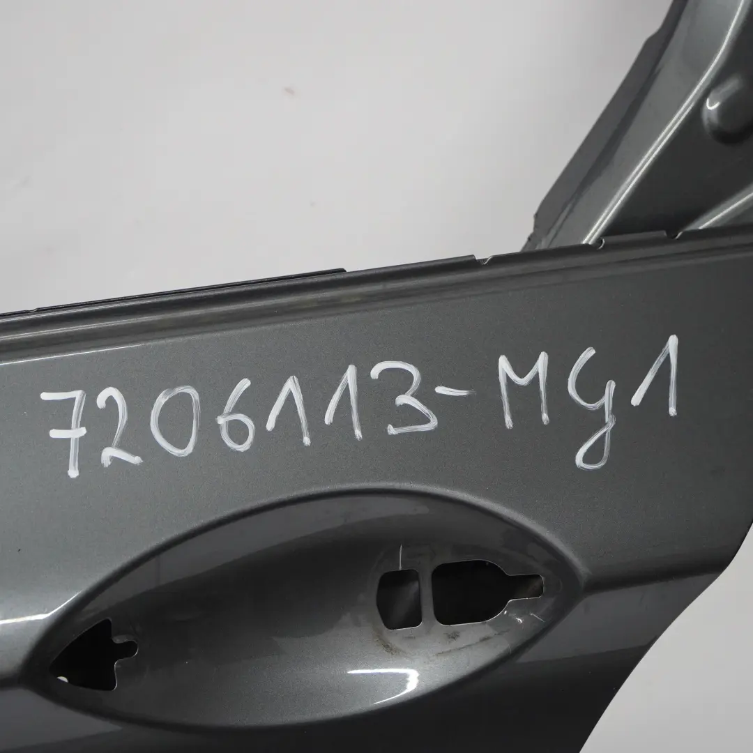 BMW F10 Drzwi Lewe Tylne Mineralgrau Szary Metalik - B39 - SKU 7206113-MG1 - Numer Części 7206113