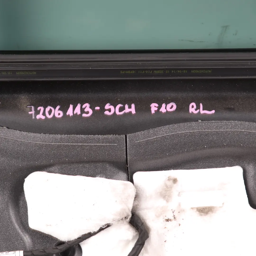 BMW F10 Door Rear Left N/S Covering Panel Schwarz 2 Black - 668 - SKU 7206113-SCH - Part number 7206113
