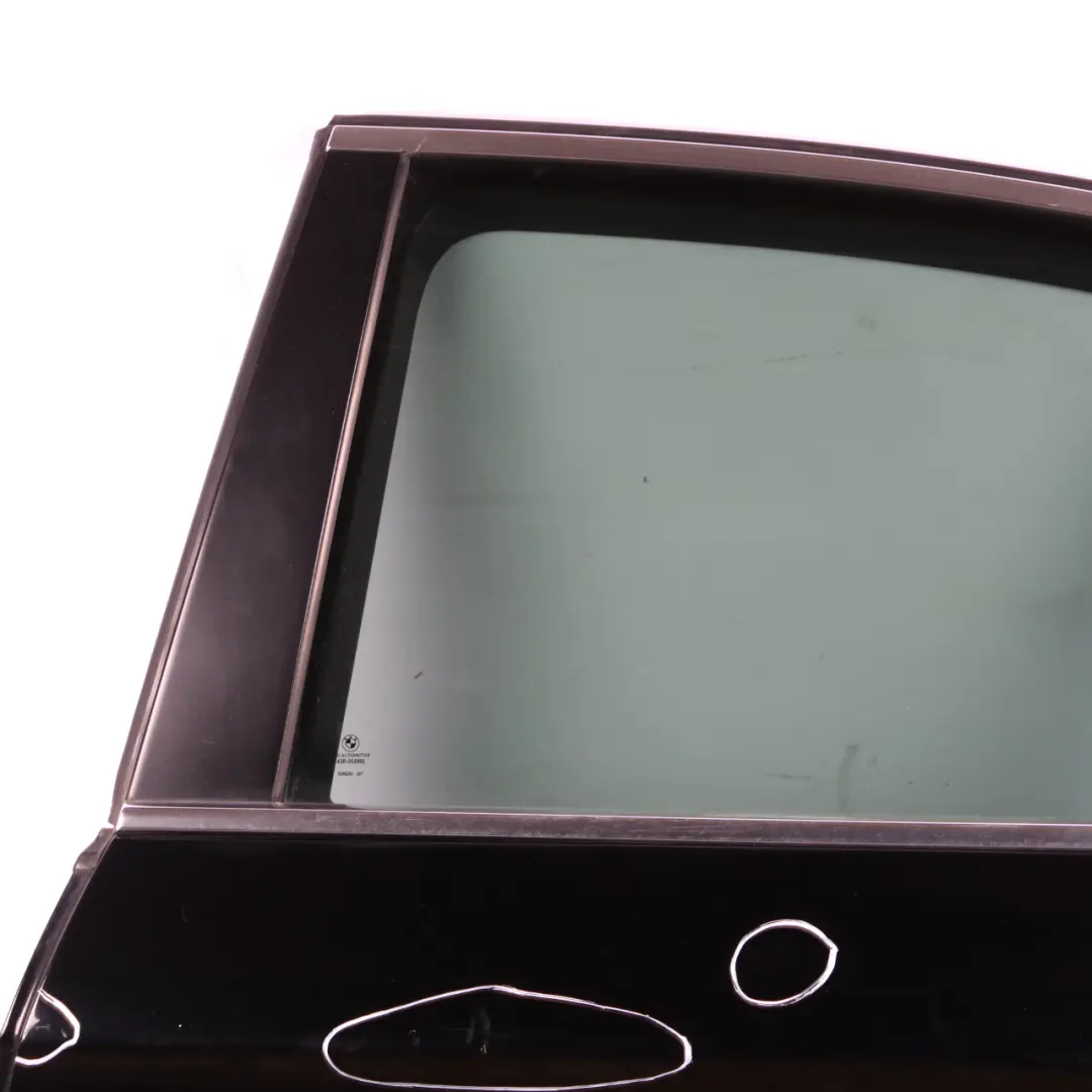 BMW F10 Door Rear Left N/S Covering Panel Schwarz 2 Black - 668 - SKU 7206113-SCH - Part number 7206113