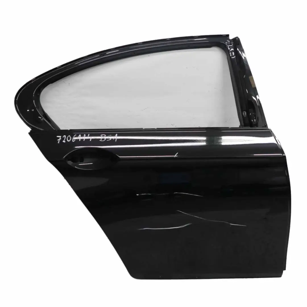 Door Rear Right O/S Saloon Black Sapphire Metallic - 475 to BMW F10 with Part number 7206114 BMW F10 Door Rear Right O/S Saloon Black Sapphire Metallic - 475 - SKU 7206114-BS1 - Part number 7206114