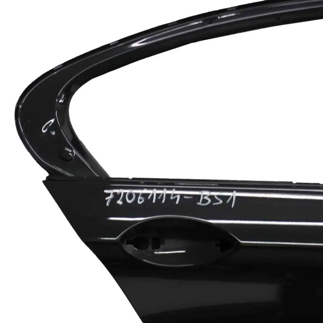 BMW F10 Tür hinten rechts Limousine Schwarz Saphir Metallic - 475 - SKU 7206114-BS1 - Teilenummer 7206114
