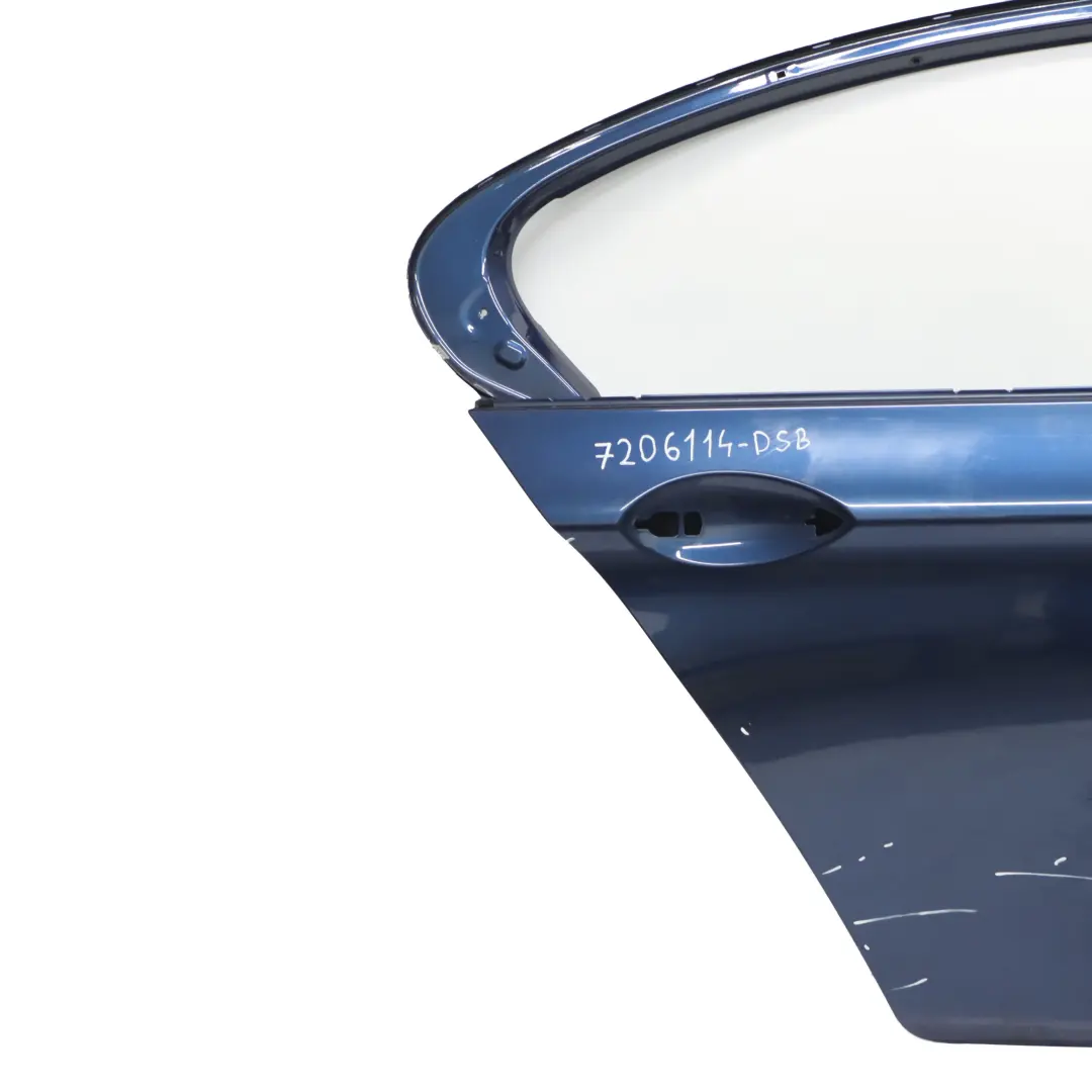 BMW F10 Door Rear Right O/S Tiefseeblau Deep Sea Blue Metallic - A76 - SKU 7206114-DSB - Part number 7206114