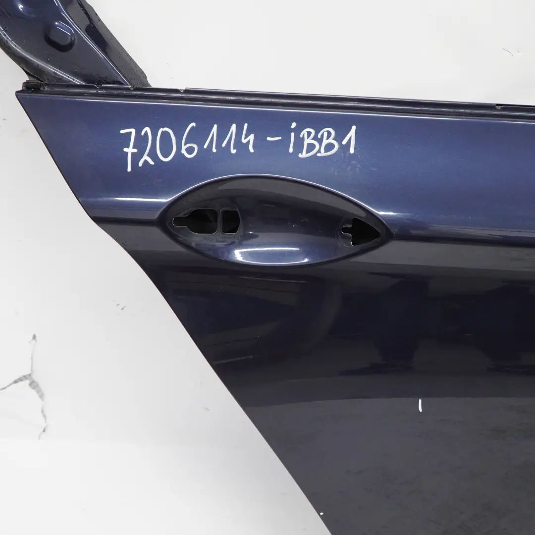 BMW F10 Door Rear Right O/S Saloon Imperial Blue Metallic - A89 - SKU 7206114-IBB1 - Part number 7206114