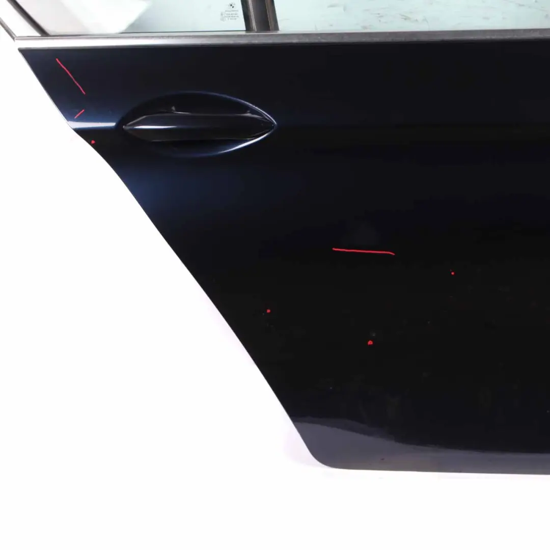 Door Rear Right O/S Saloon Imperial Blue Metallic - A89 to BMW F10 with Part number 7206114 BMW F10 Door Rear Right O/S Saloon Imperial Blue Metallic - A89 - SKU 7206114-IBB - Part number 7206114