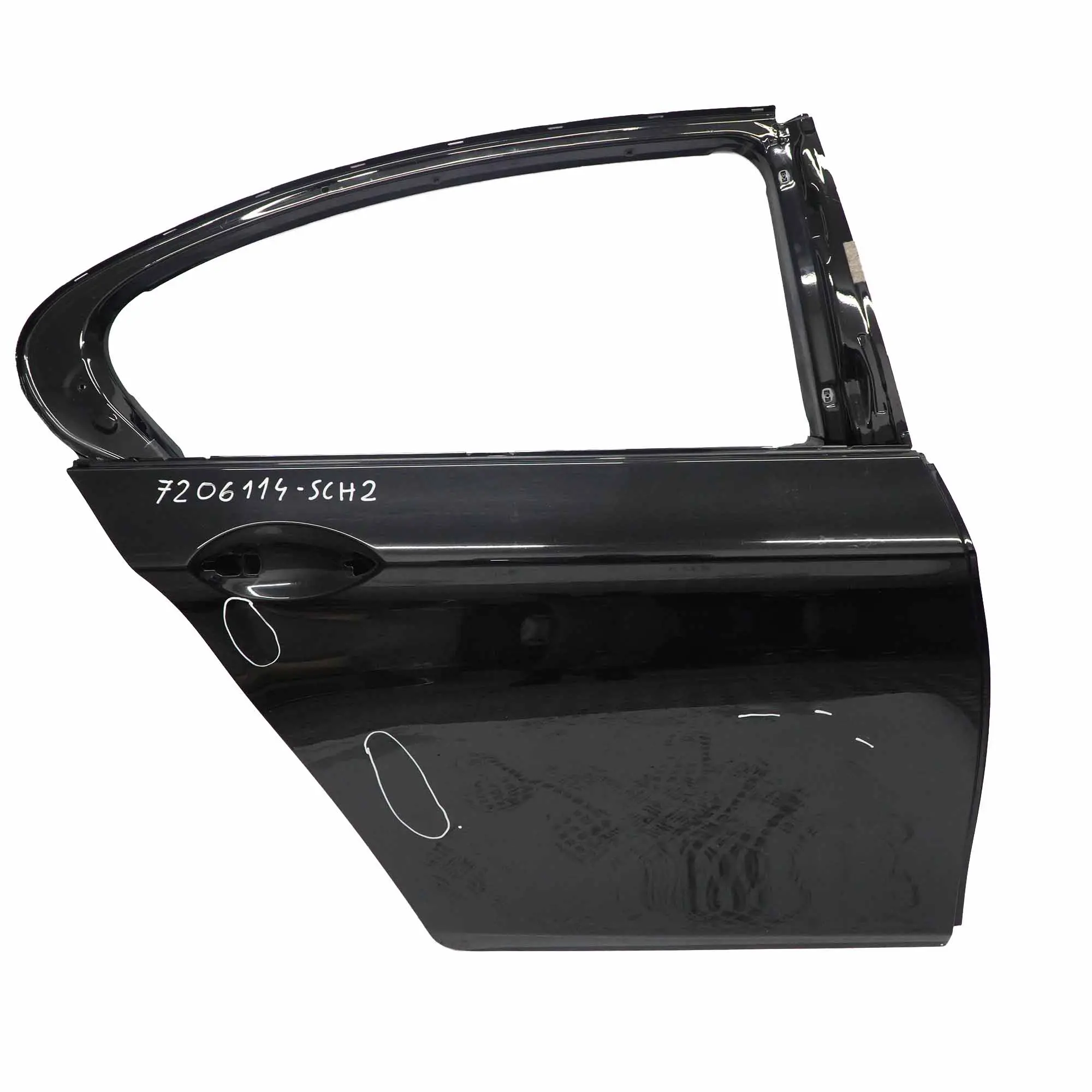 BMW F10 Puerta Trasera Derecha O/S Schwarz 2 Negro - 668