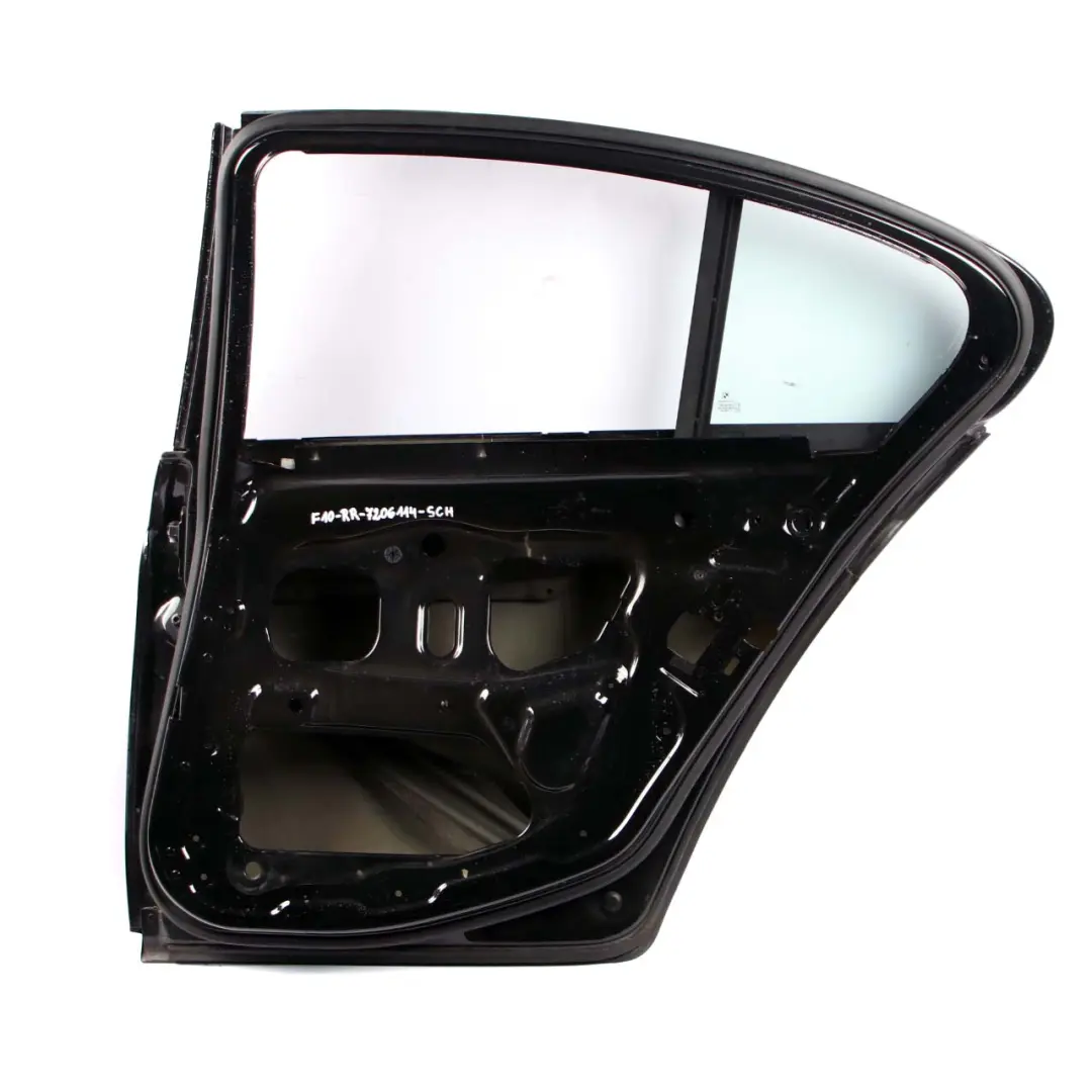 BMW 5 Series F10 Door Rear Right O/S Schwarz 2 Black - 668 - SKU 7206114-SCH - Part number 7206114
