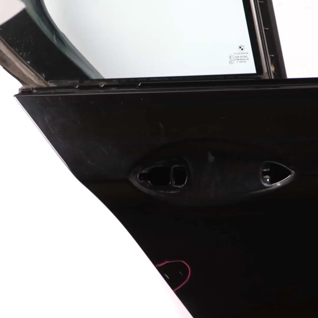 Door Rear Right O/S Schwarz 2 Black - 668 to BMW 5 Series F10 with Part number 7206114 BMW 5 Series F10 Door Rear Right O/S Schwarz 2 Black - 668 - SKU 7206114-SCH - Part number 7206114
