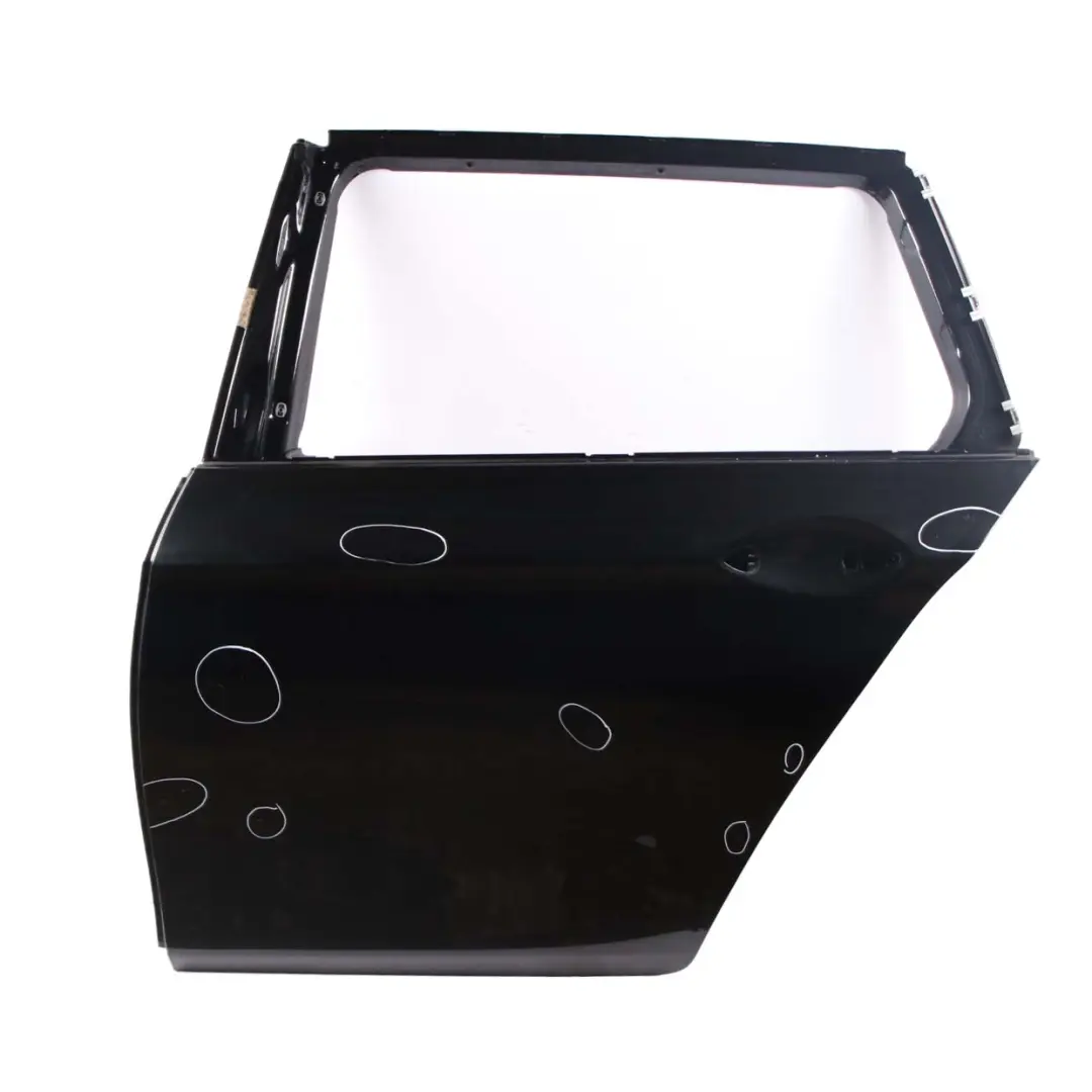 Door Rear Left Panel N/S Touring Black Sapphire Metallic - 475 to BMW F11 with Part number 7206119 BMW F11 Door Rear Left Panel N/S Touring Black Sapphire Metallic - 475 - SKU 7206119-BS - Part number 7206119