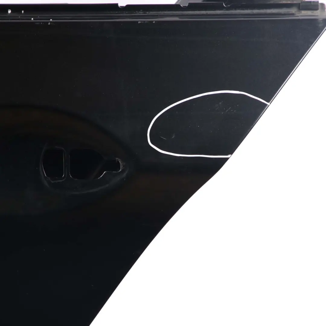 Door Rear Left Panel N/S Touring Black Sapphire Metallic - 475 to BMW F11 with Part number 7206119 BMW F11 Door Rear Left Panel N/S Touring Black Sapphire Metallic - 475 - SKU 7206119-BS - Part number 7206119