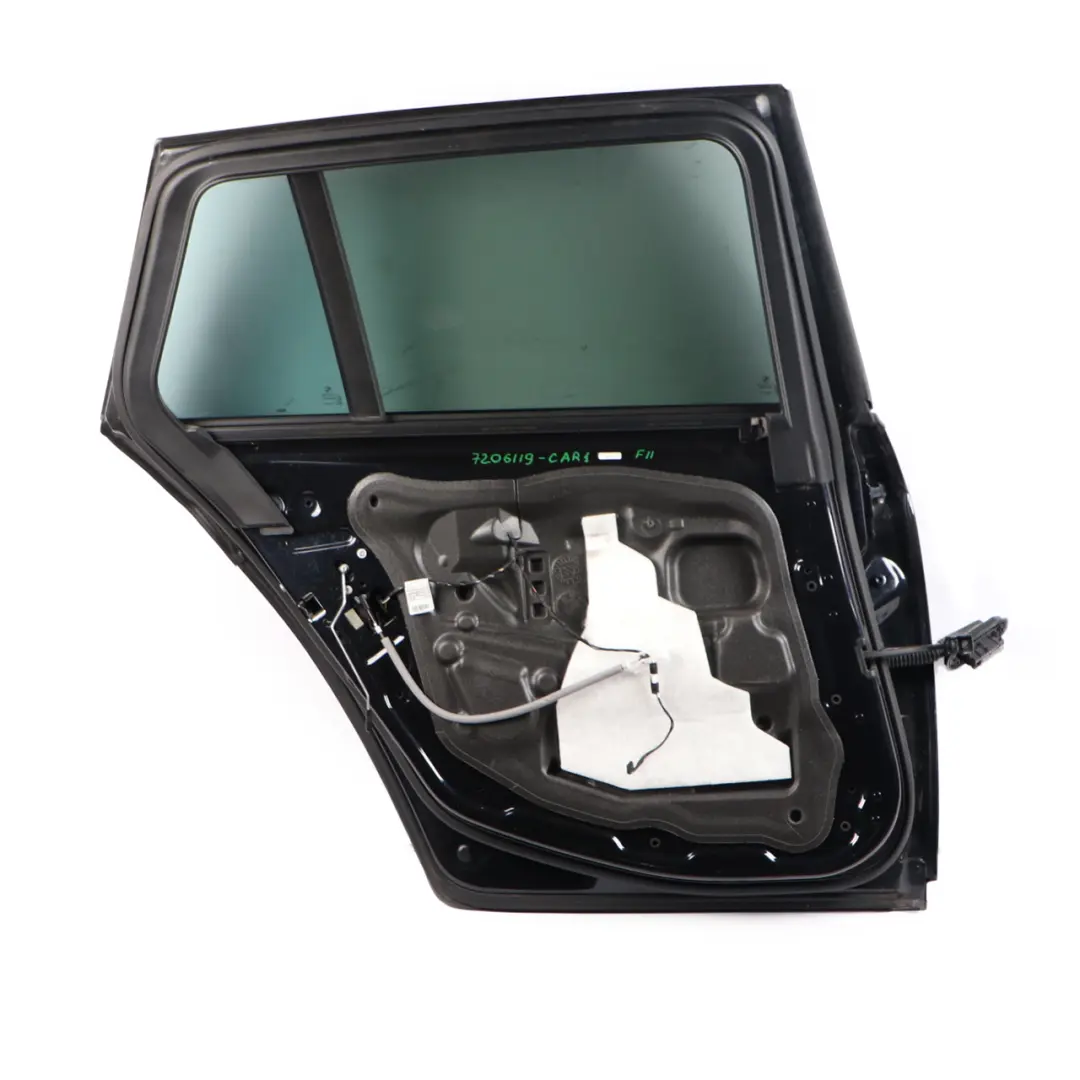 BMW F11 Touring Door Rear Left N/S Carbonschwarz Carbon Black - 416 - SKU 7206119-CAR1 - Part number 7206119