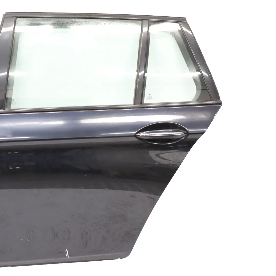 BMW F11 Touring Tür hinten links Carbonschwarz Carbon Black - 416 - SKU 7206119-CAR - Teilenummer 7206119
