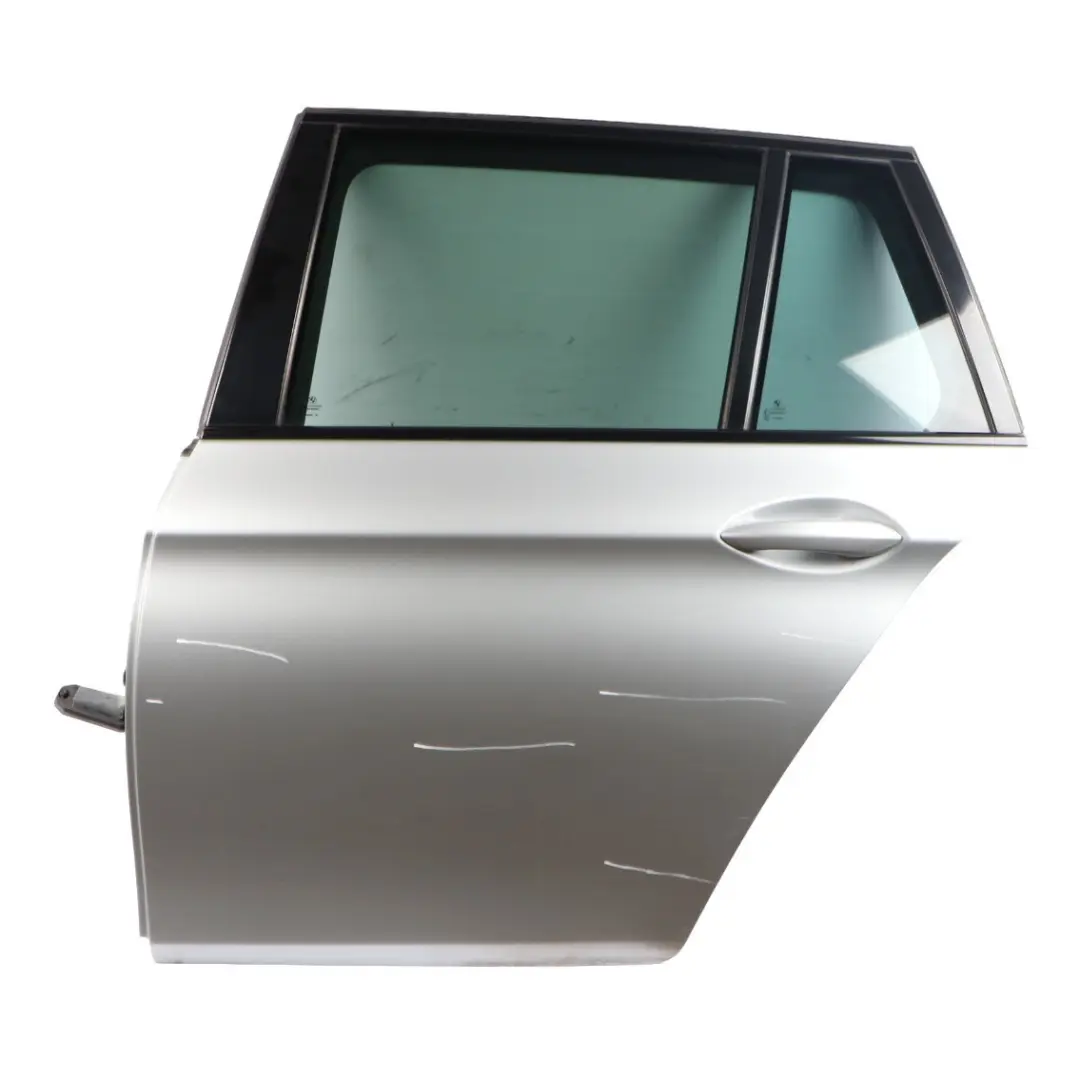 BMW F11 Touring Door Rear Left N/S Glacier Silber Metallic - A83 - SKU 7206119-GSB - Part number 7206119