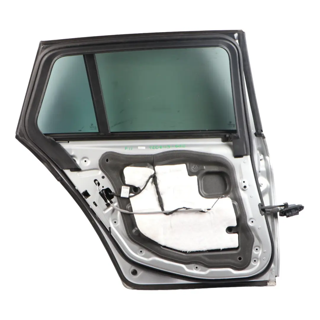 BMW F11 Touring Door Rear Left N/S Glacier Silber Metallic - A83 - SKU 7206119-GSB - Part number 7206119