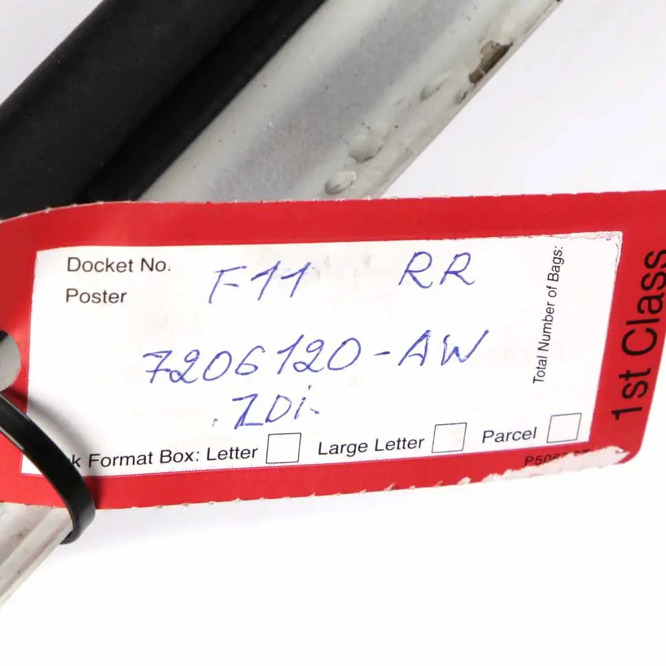 Door Rear Right Panel O/S Touring Alpinweiss Alpine White - 300 to BMW F11 with Part number 7206120 BMW F11 Door Rear Right Panel O/S Touring Alpinweiss Alpine White - 300 - SKU 7206120-AW - Part number 7206120