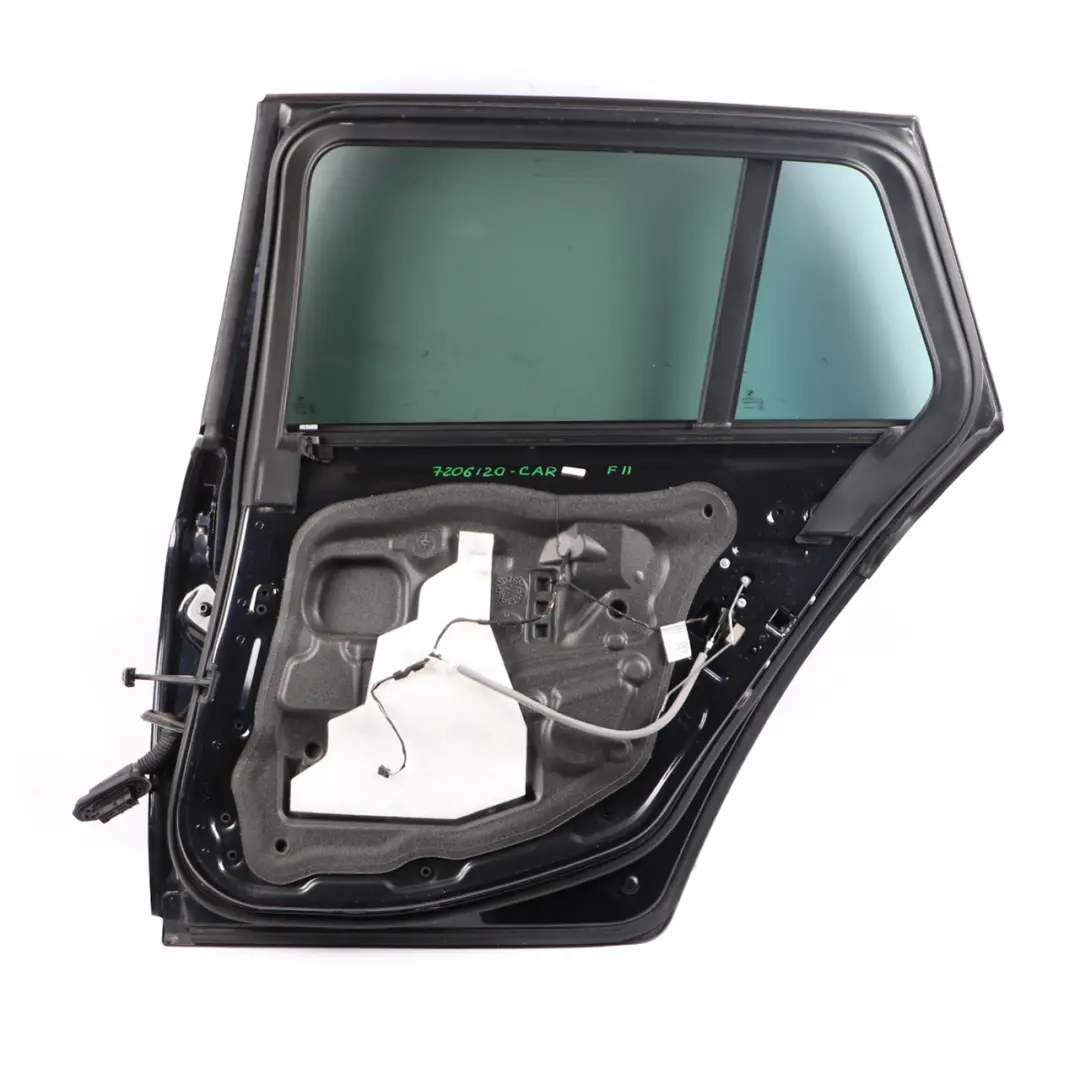 BMW F11 Touring Door Rear Right O/S Carbonschwarz Carbon Black - 416 - SKU 7206120-CAR - Part number 7206120