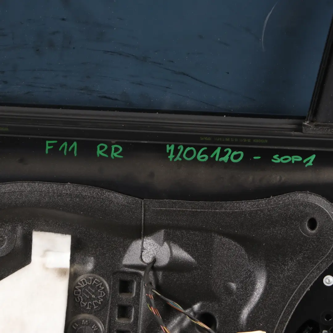 Door Rear Right O/S Sophistograu Grey Metallic - A90 to BMW F11 Touring with Part number 7206120 BMW F11 Touring Door Rear Right O/S Sophistograu Grey Metallic - A90 - SKU 7206120-SOP1 - Part number 7206120