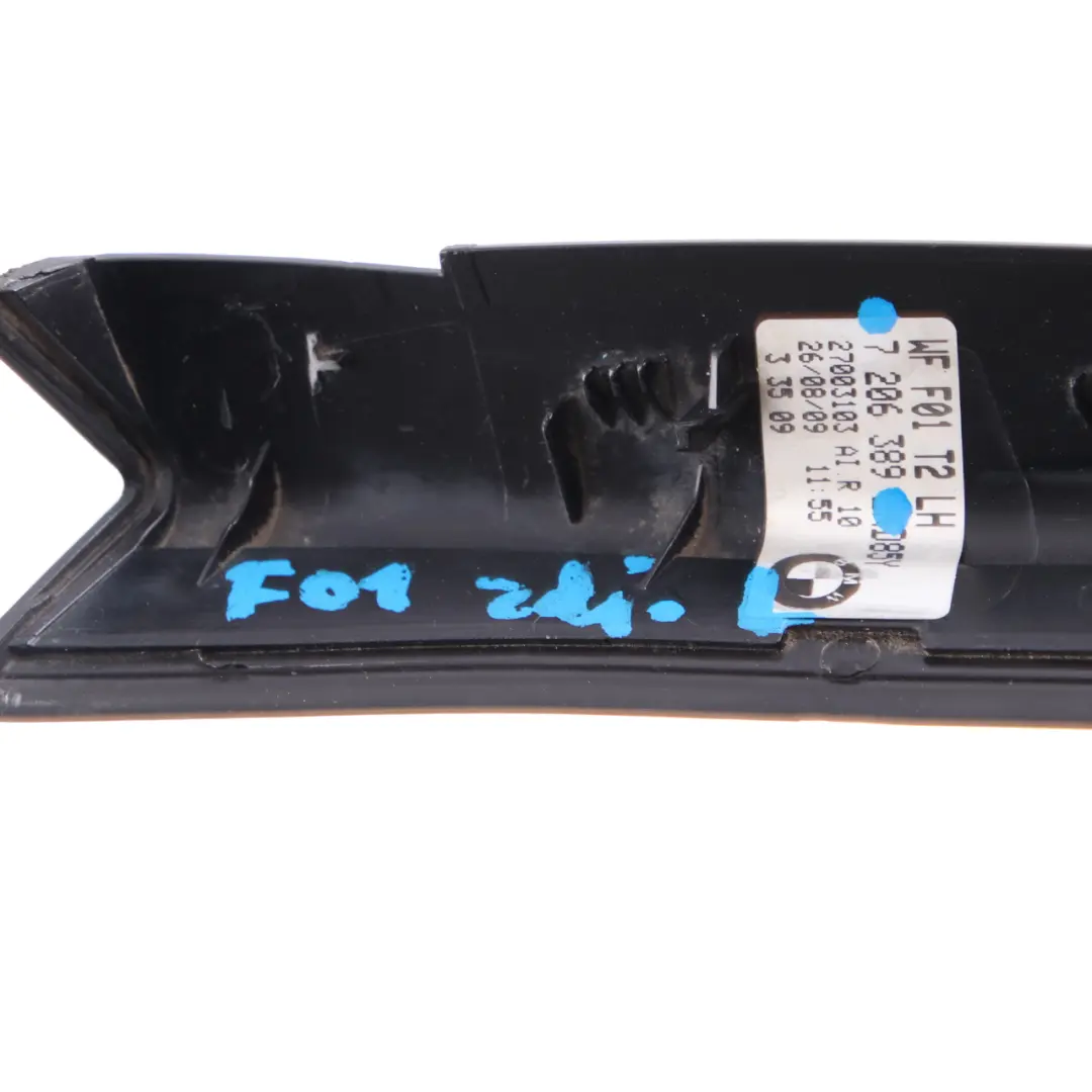  Trim Trunk Lid BMW F01 F02 F03 Strip Tail Light Left N/S Cover - SKU 7206389 - Part number 7206389