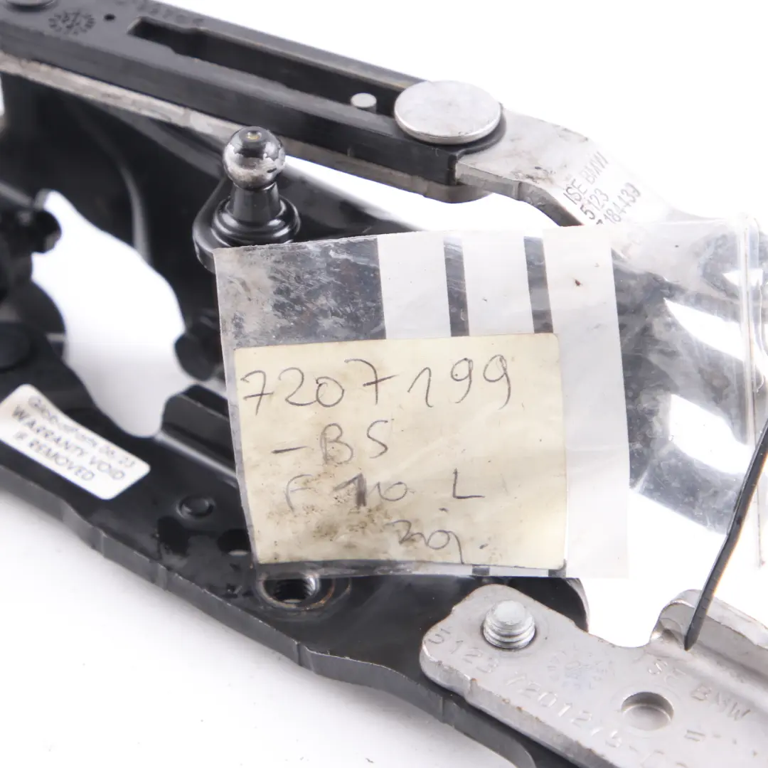 BMW F10 F11 Cerniera Cofano Motore Sinistra Nero Zaffiro - 475 - SKU 7207199-BS - Numero di parte 7207199