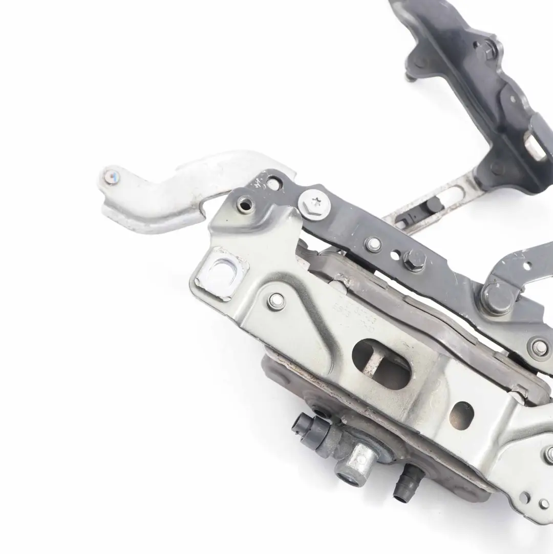 BMW F10 F11 Hood Hinge Left N/S Engine Bonnet Actuator Sophistograu Grey - A90 - SKU 7207199-SOP - Part number 7207199