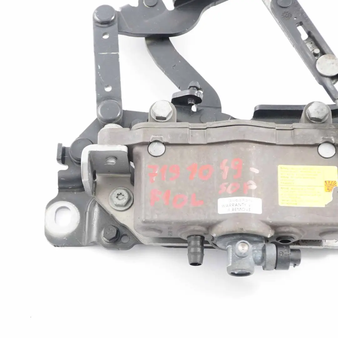 BMW F10 F11 Hood Hinge Left N/S Engine Bonnet Actuator Sophistograu Grey - A90 - SKU 7207199-SOP - Part number 7207199